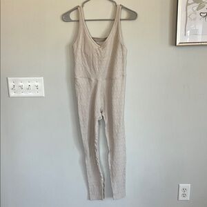 JoyLab Beige Textured One Piece